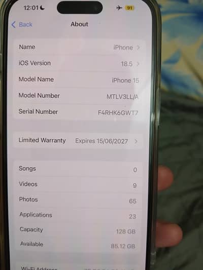 Apple iPhone 15 Non PTA Only Box open