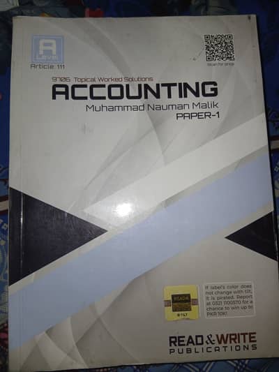 As accounting P1 topical booklet