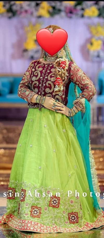 Mehndi lengha choli