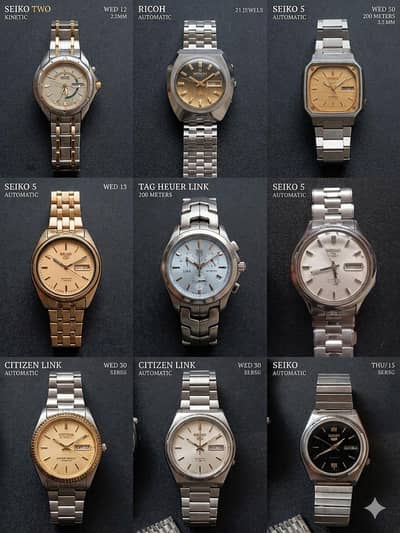 seiko, citizen Tag Watches