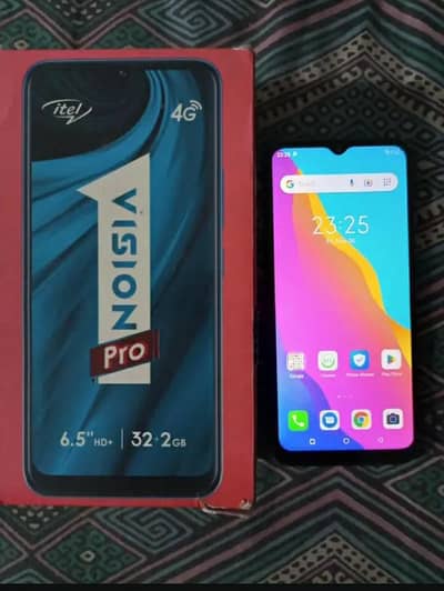 Itel Vision 1 Pro dual sim pta approved 3/32 with box all ok 10/10