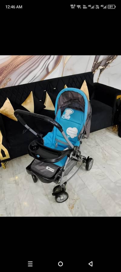 imported  both pram stroller slightly used like new condition