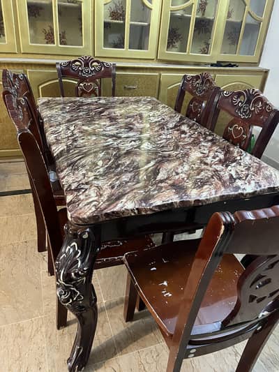 Dining table 6 seater