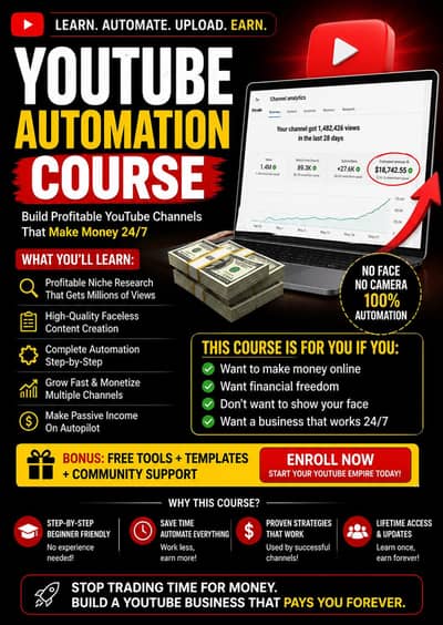 15 days YouTube automation training