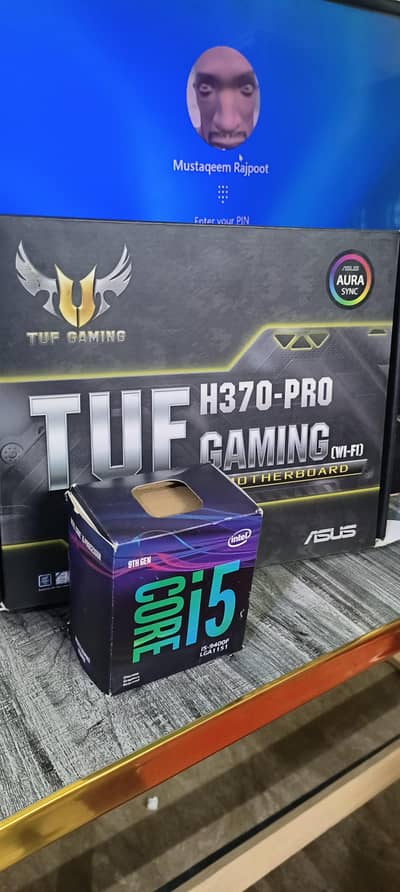 I5-9400F and H370m Pro Wifi Gaming Motherboard