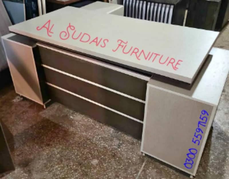 Office desk, study computer table, staff table chair, work sofa table 4
