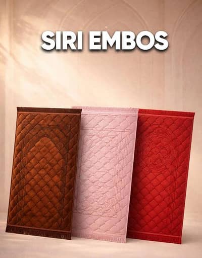 Emboss Prayer mat without foam Jainamaz rugs high quality