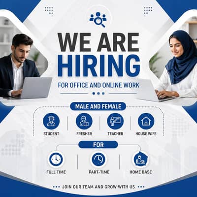 Golden opportunity for jobs in lahore for males and females