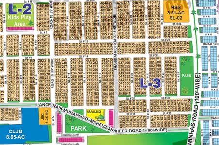 1 Kanal Prime Location Plot Sector L, DHA Multan | Ideal for Dream Home or Investment