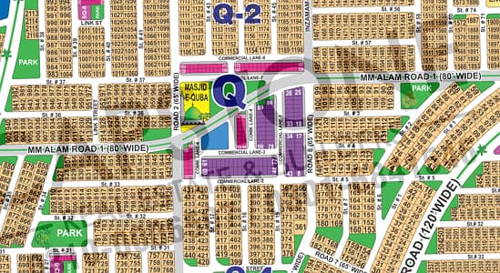 1 Kanal Prime Location Plot Sector Q, DHA Multan | Ideal for Dream Home or Investment