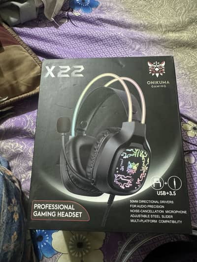 Gaming  headset USB + 3.5 PIN