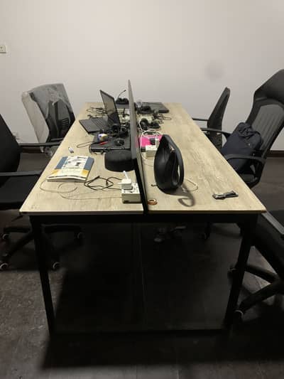 For office Table size 8/4 3 Tables available