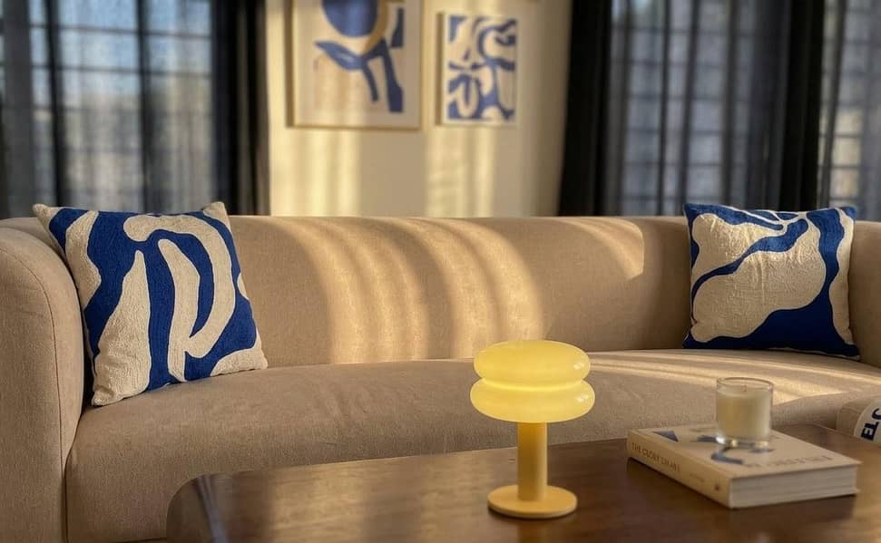Modern Modular L-Shape Sofa Set + Tables 1