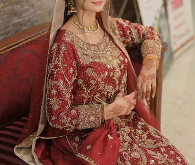Bridal Lehenga shirt with dupatta