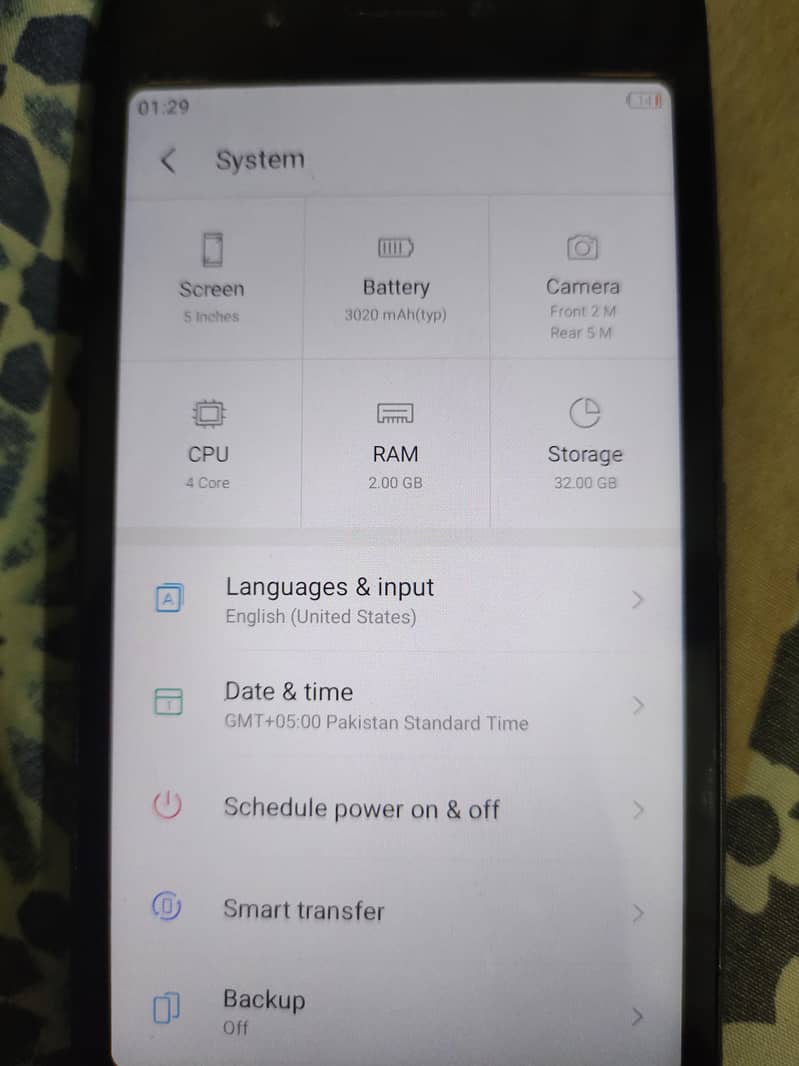 Itel A25 4