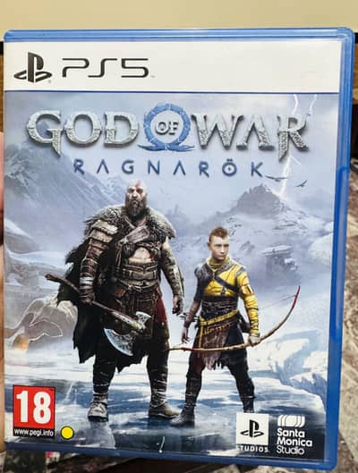 God of War Ragnarok disc  PS5