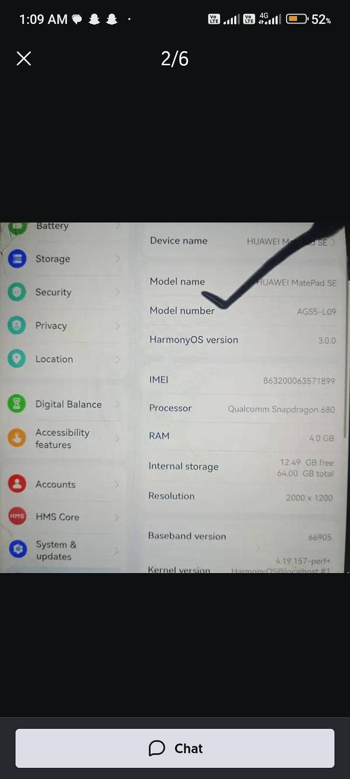 Huawei tablet 4