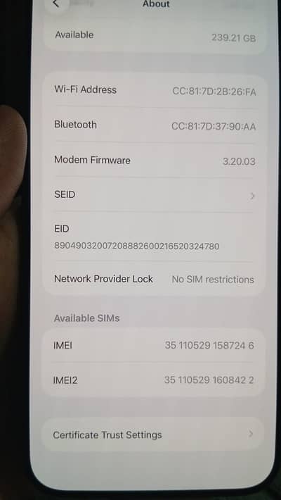 Iphone 15 pro max 256
