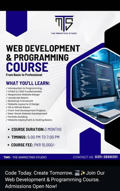 Web Development 3 months course