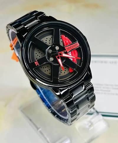 BRANDED ROTATING WHEEL WATCH