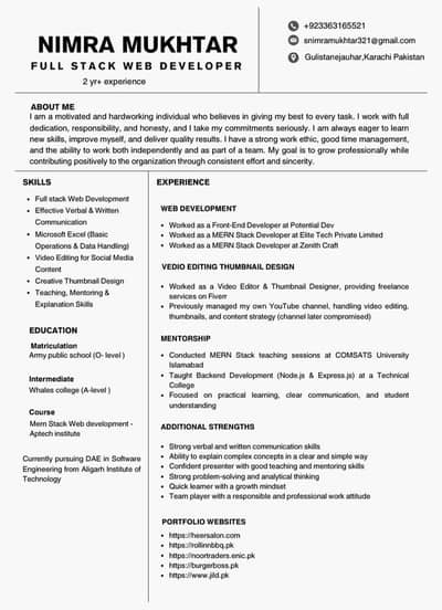 mern stack web developer