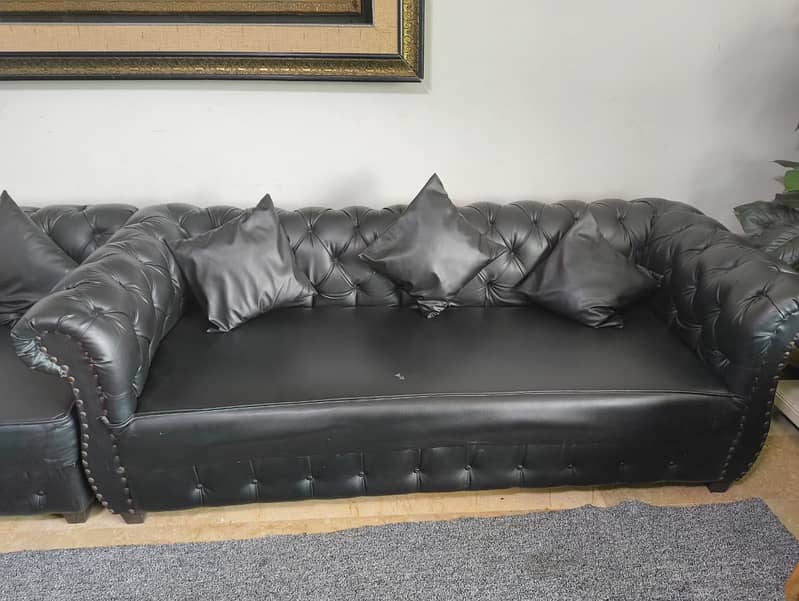 2 sofas artificial leather 2
