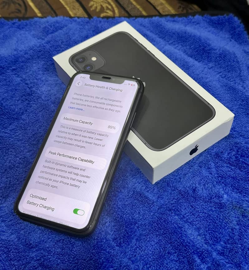 Iphone 11 box pack mint condition (Scratchless) 3