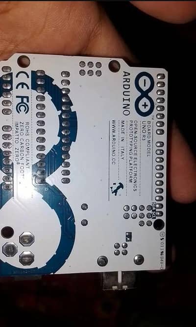 Arduino uno/ bread board/wires resistors/small led and all things