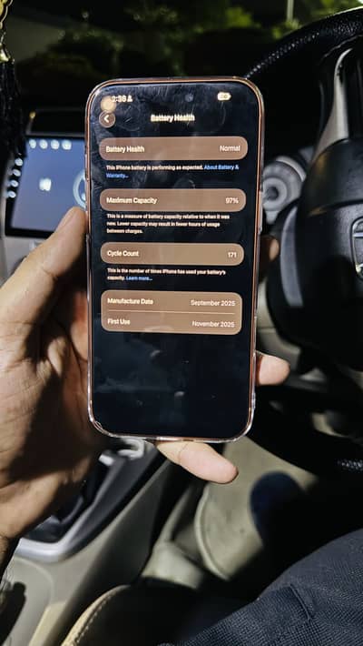I phone 17 pro max LLA model 256gb