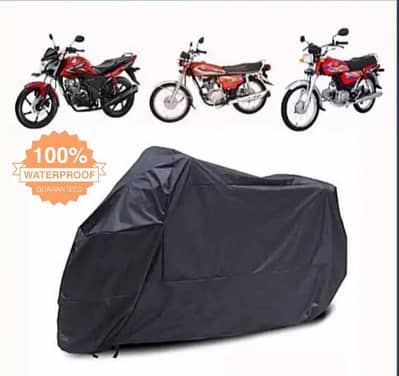 Premium Waterproof & bustproof Motorcycle Cover cash on delivery