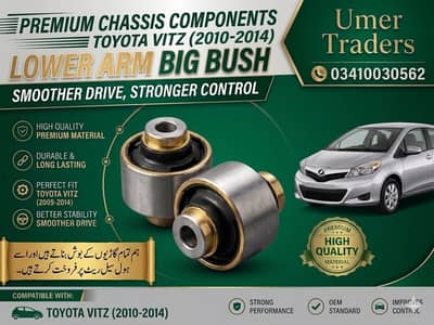 All kinds of Suspension bushes  of Cars Vitz , xli , aqua , juke etc