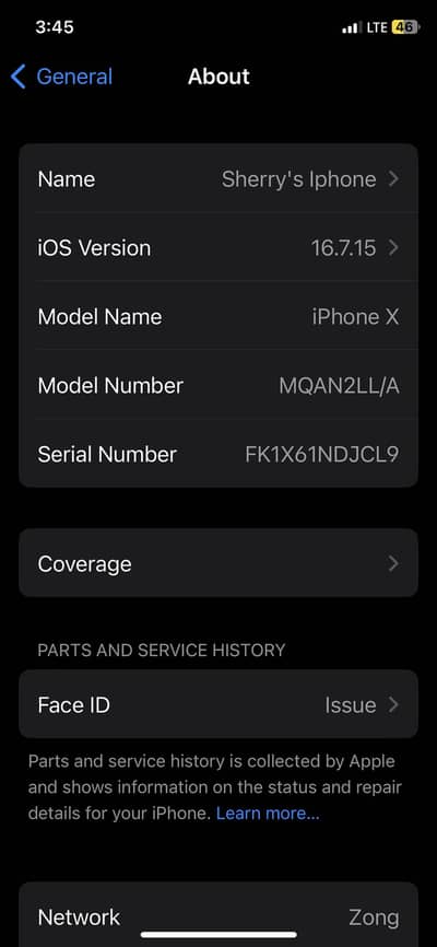Apple iPhone X