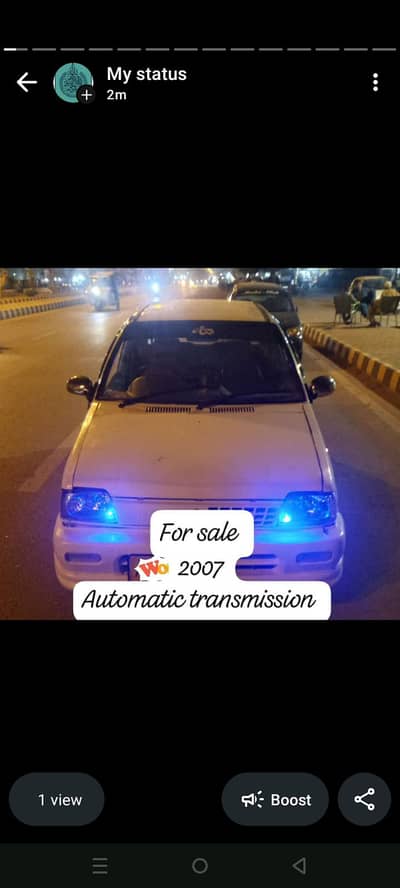 My Suzuki Mehran vxr home used car. good condition. 031428/911/73.