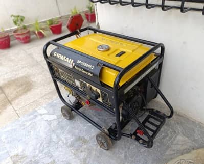 Firman Gas and Fuel Generator 6.5KVA - Ready to use