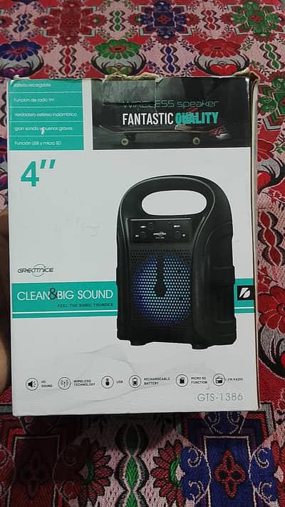 Greative Speaker 4 inch Fantastic Quality 5Volt DC