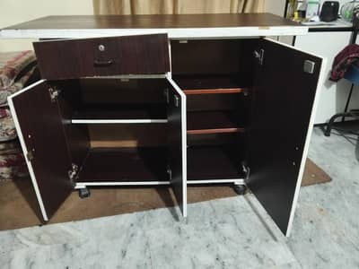 wood iron Stand /irond stand with cabinet/Multipurpose