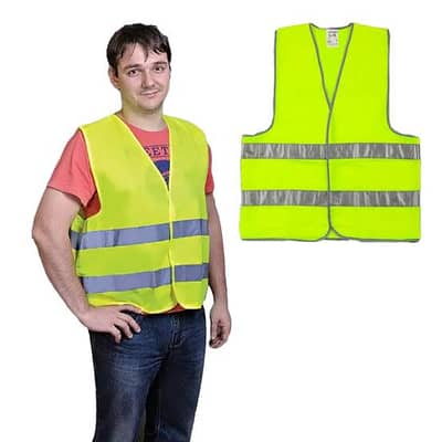 construcation hi Vis Reflective ANSI PPE Surveyor Class 2 Safety Vest