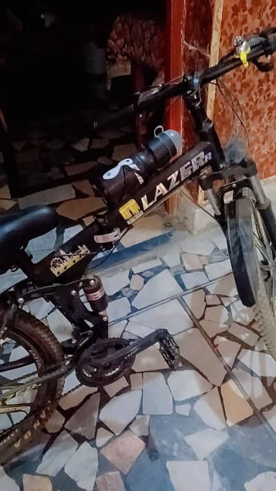 laser star folding gear bicycle
