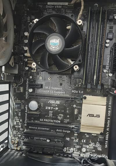 Xeon E3-1231 v3 + Asus Z97-P+ 16gb 1600mhz ram combo ( Read Des)