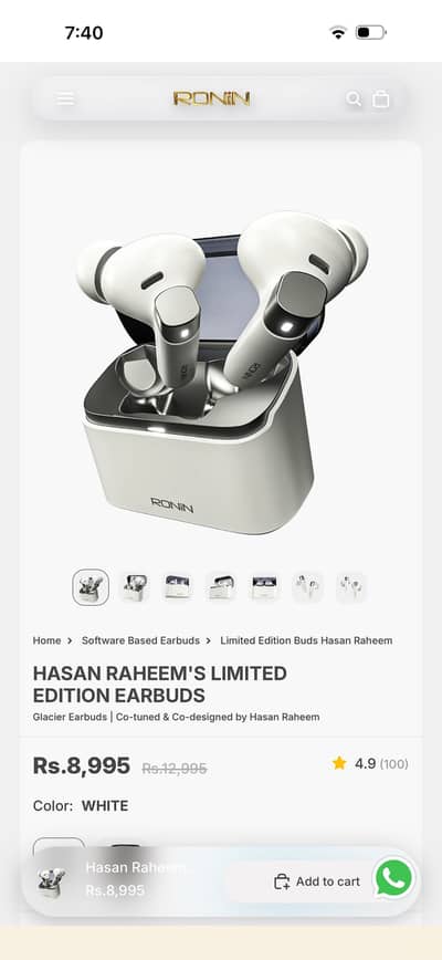Glacier Earbuds