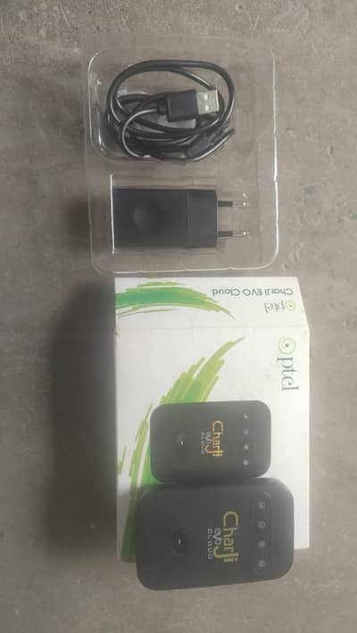 PTCL EVO CLOUD (CHARJI) ALONG WITH ALL ASSCESORIES FOR SALE