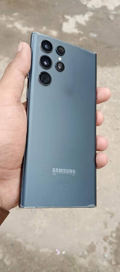 Samsung Mobile s22 ultra 8gb ram 128gb memory 2no sim working