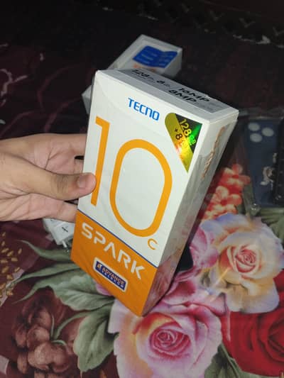 Tecno Spark 10 C - 4GB/128GB PTA APPROVED - With Box, Charger, Covers