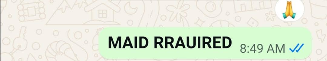 Full time Maid Required