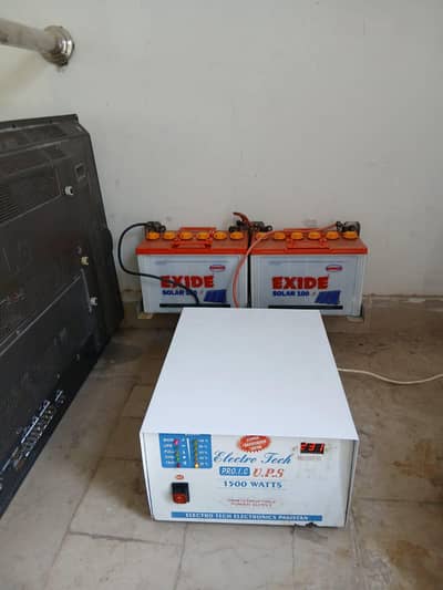 1500 watt Almost new UPS with batteries