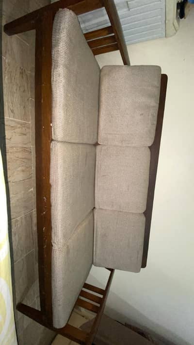 Original Sheesham Wood Sofa set | Table | Book Shelve | Iron Stand