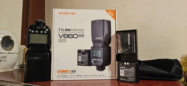 Godox v860ii nikon mount TTL flash
