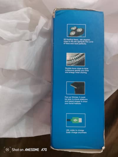 3 D floating rotary shaver