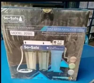 So Safe & New Safe Pak Triple Stage Water Purification System