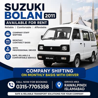 Suzuki bolan For rent